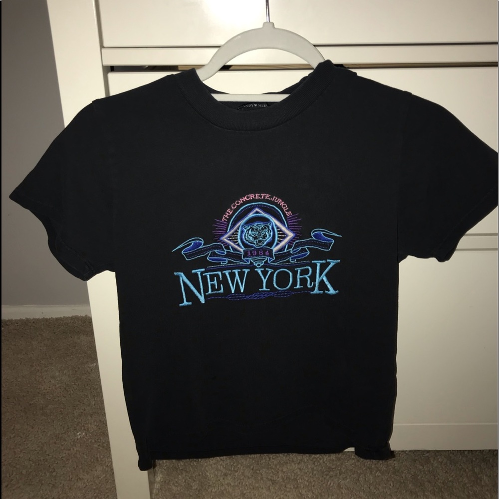 Black New York shirt from Brandy Melville